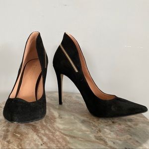 Enzo Angiolini - Black  Suede 4inch Pumps